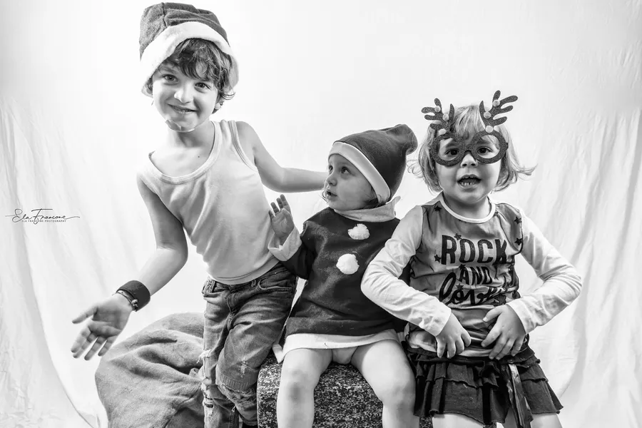Servizi fotografici di natale di bambini