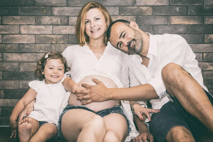 servizio fotografico maternity in famiglia
