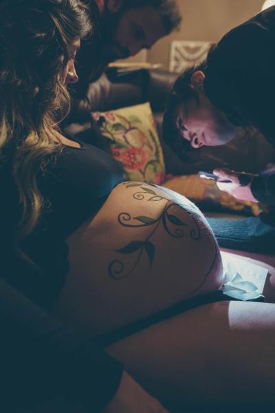 Gigia Belly Painting 01