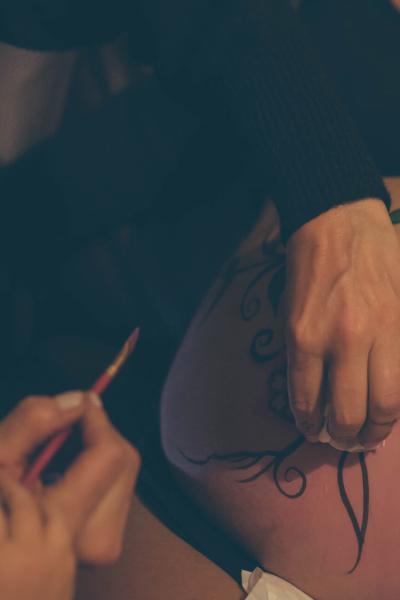 Gigia Belly Painting 05