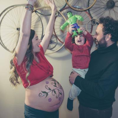 Gigia Belly Painting 12